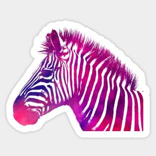 Purple zebra #zebra Sticker